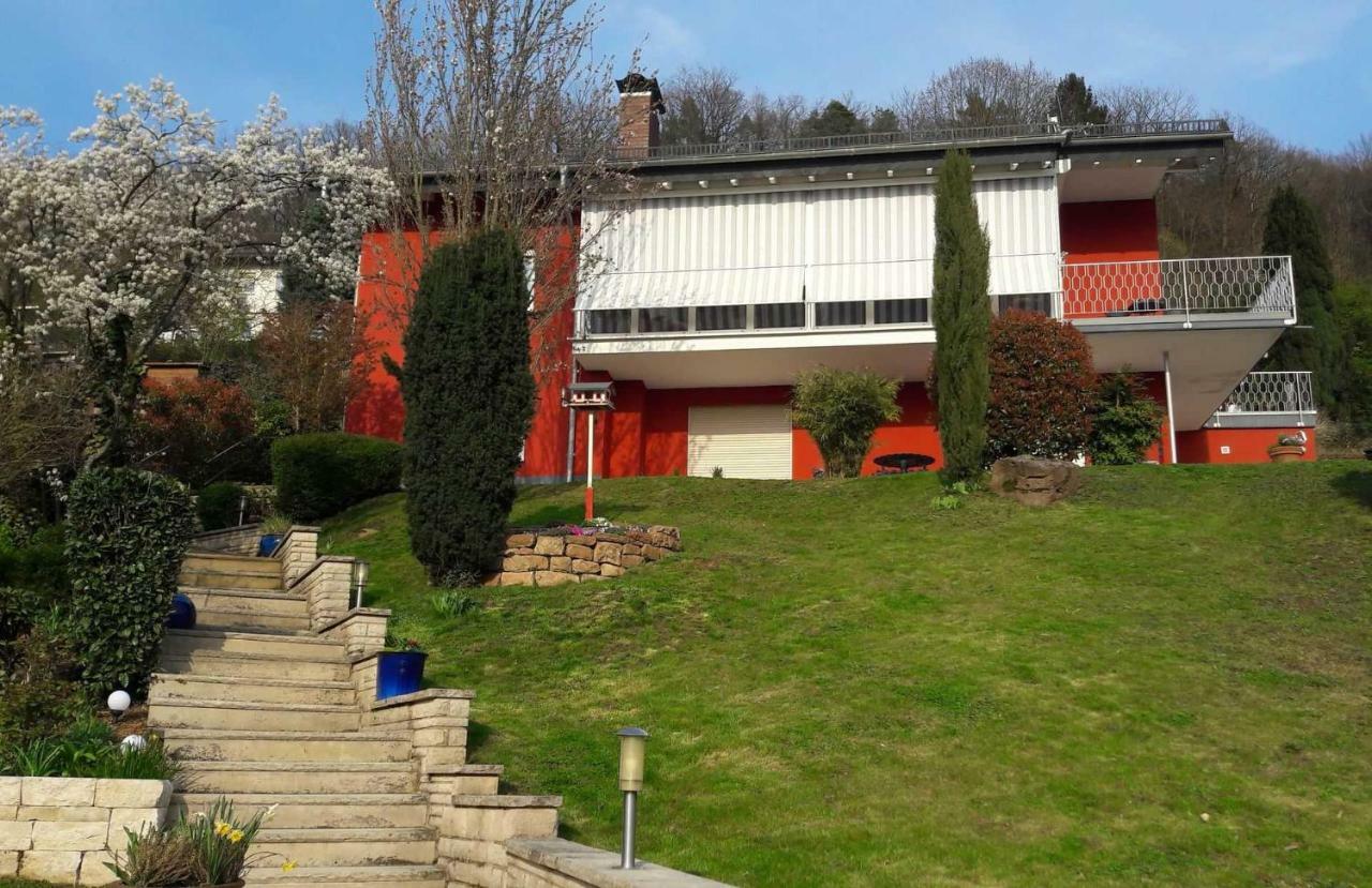 Ferienwohnung Casa Rossa Neckarsteinach Exteriör bild