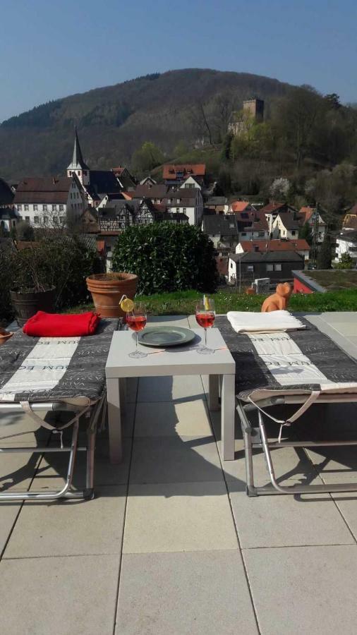 Ferienwohnung Casa Rossa Neckarsteinach Exteriör bild
